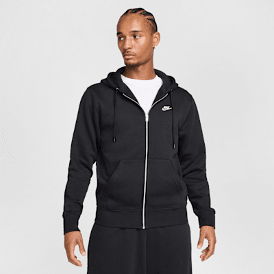 Nike Club Men's Full-Zip Fleece Hoodie. Nike.com